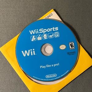 Wii Sports with no case.